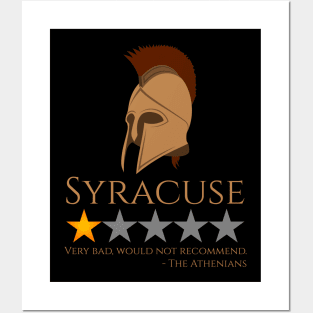 Ancient Greek History - Syracuse, Would Not Recommend - Peloponnesian War Posters and Art